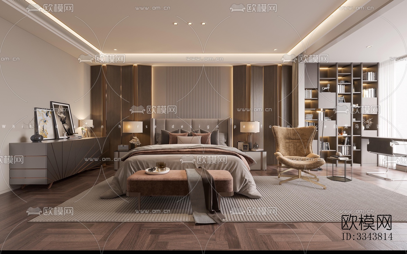 现代别墅效果图下载（渲染图2）