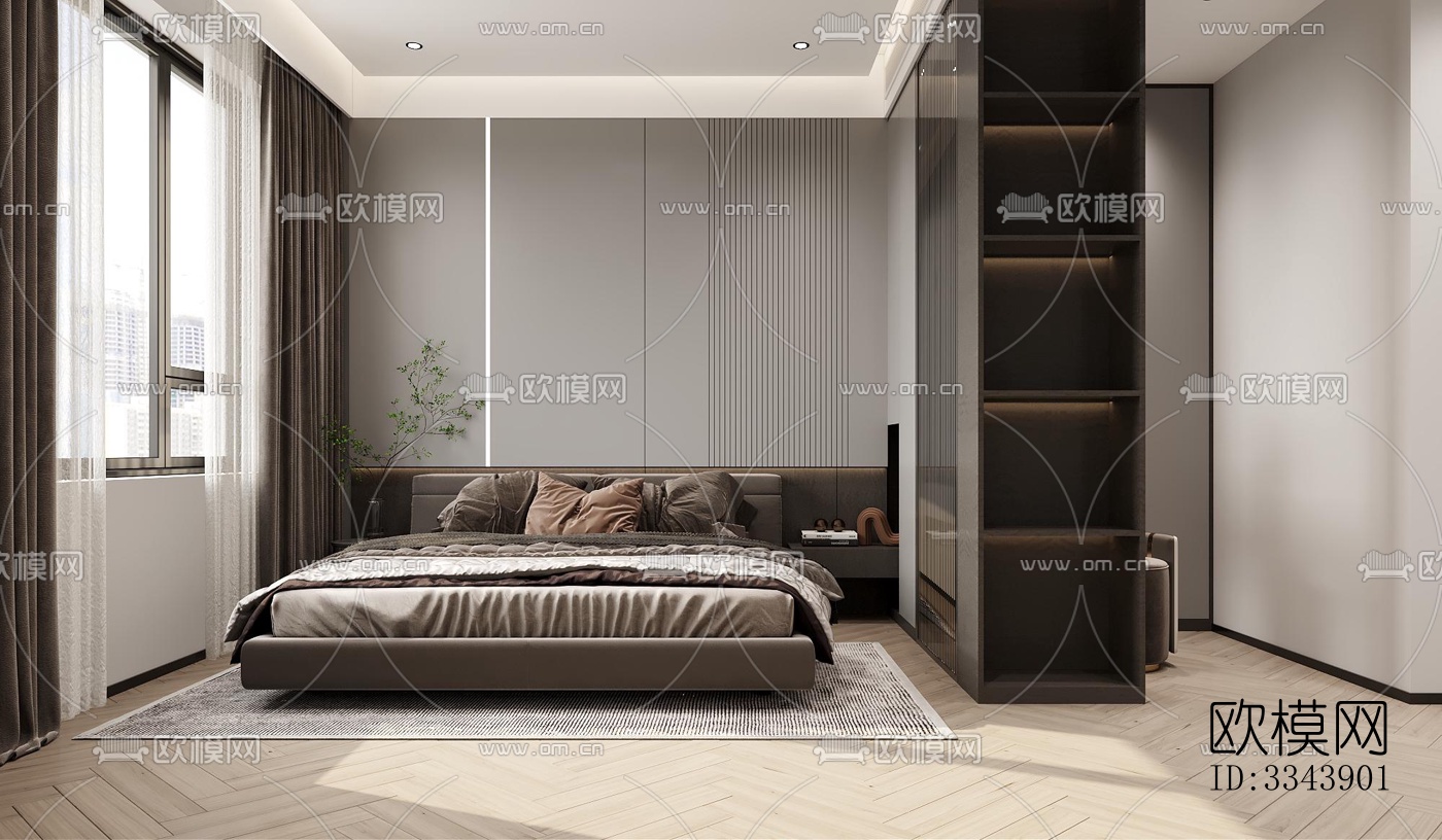 现代别墅效果图下载（渲染图12）