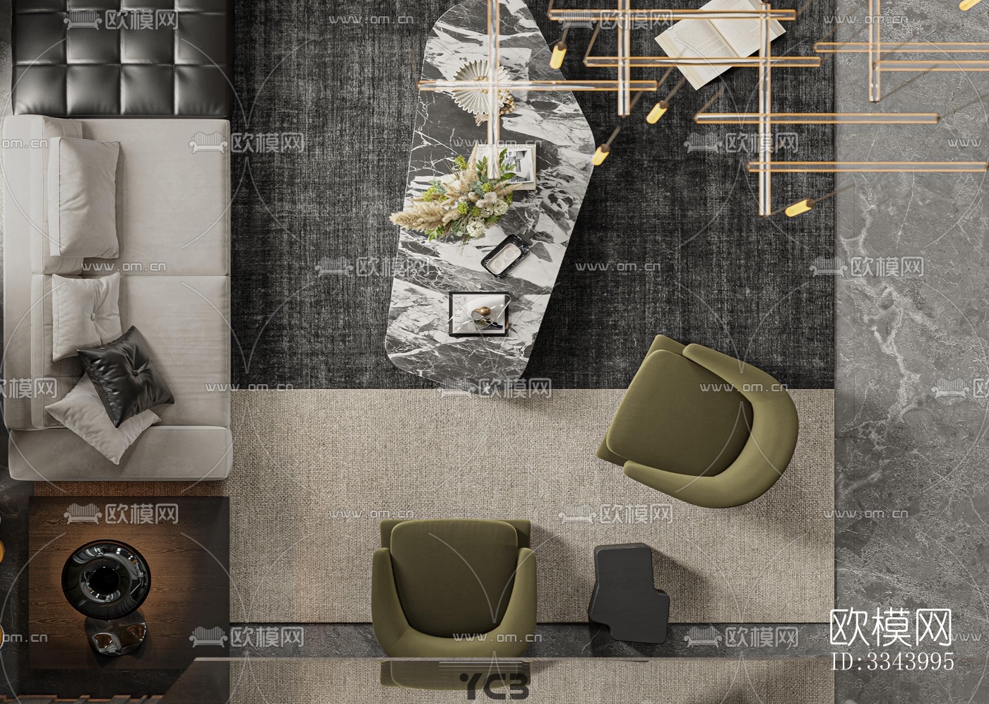 现代别墅效果图下载（渲染图7）