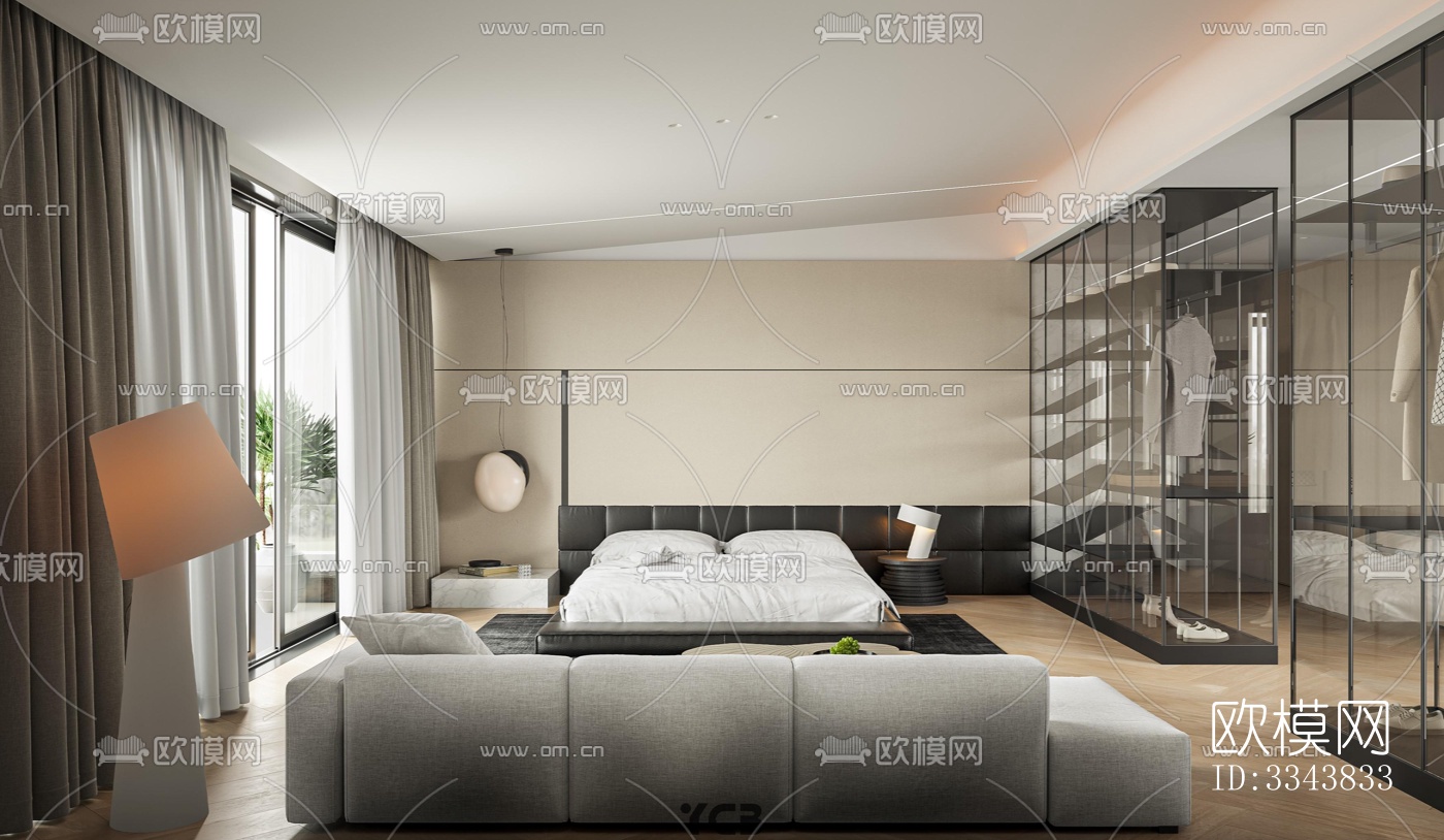 现代别墅效果图下载（渲染图6）