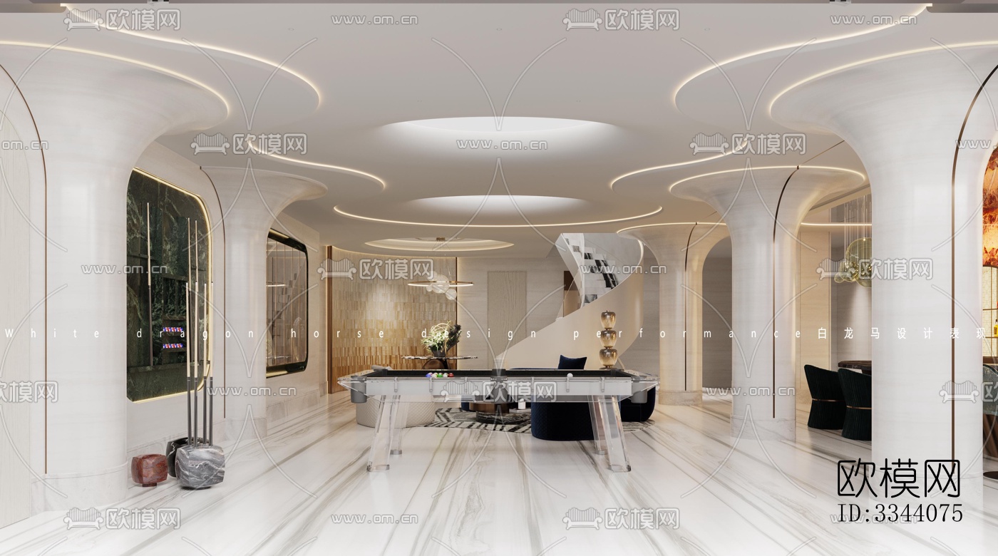 现代别墅效果图下载（渲染图9）