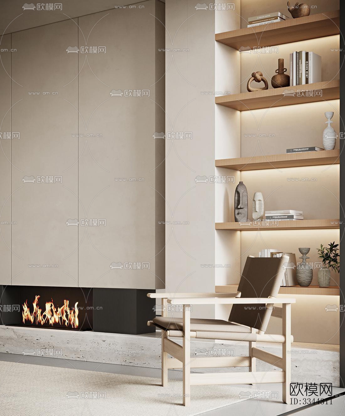 现代别墅效果图下载（渲染图9）