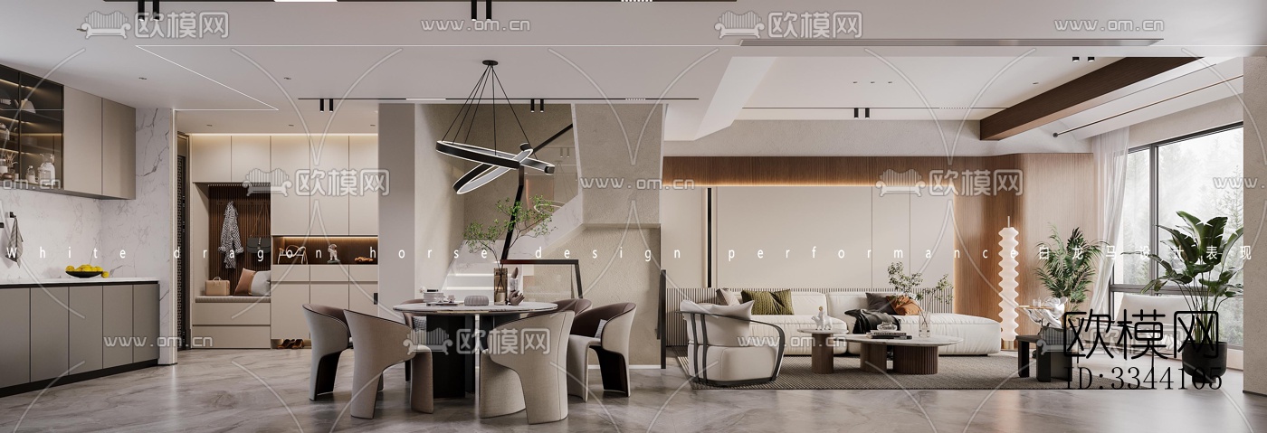 现代别墅效果图下载（渲染图1）