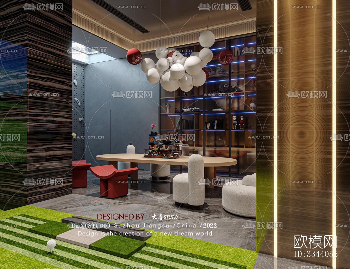 现代别墅效果图下载（渲染图14）