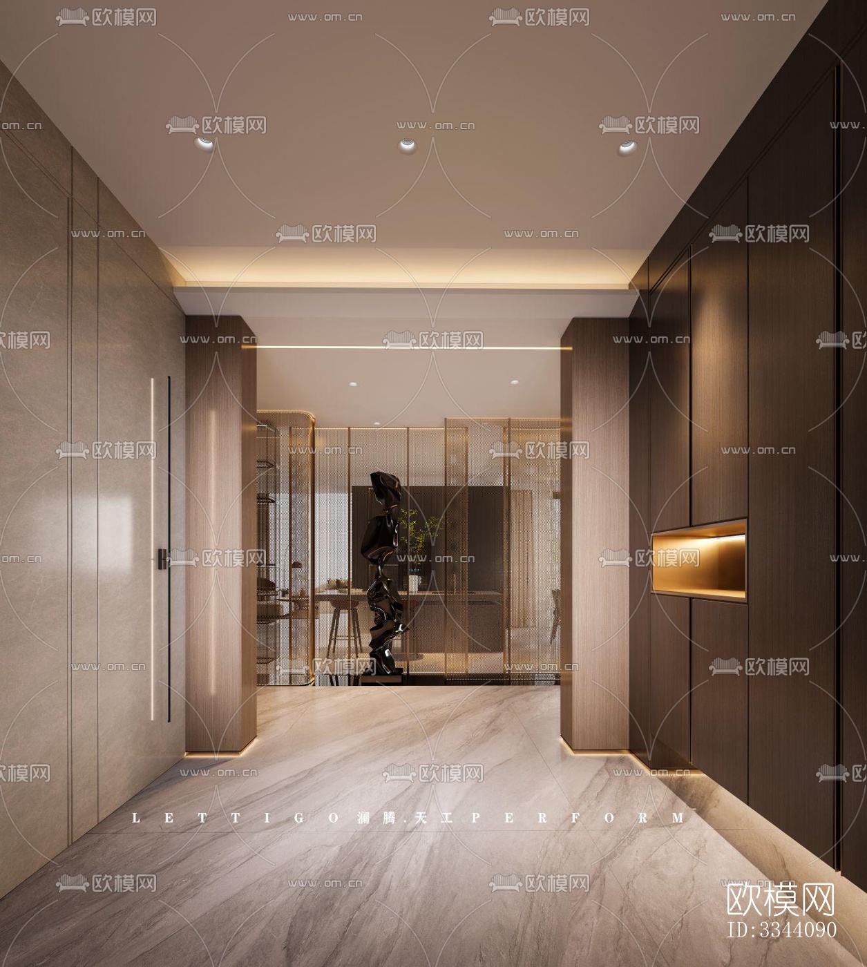 现代别墅效果图下载（渲染图3）