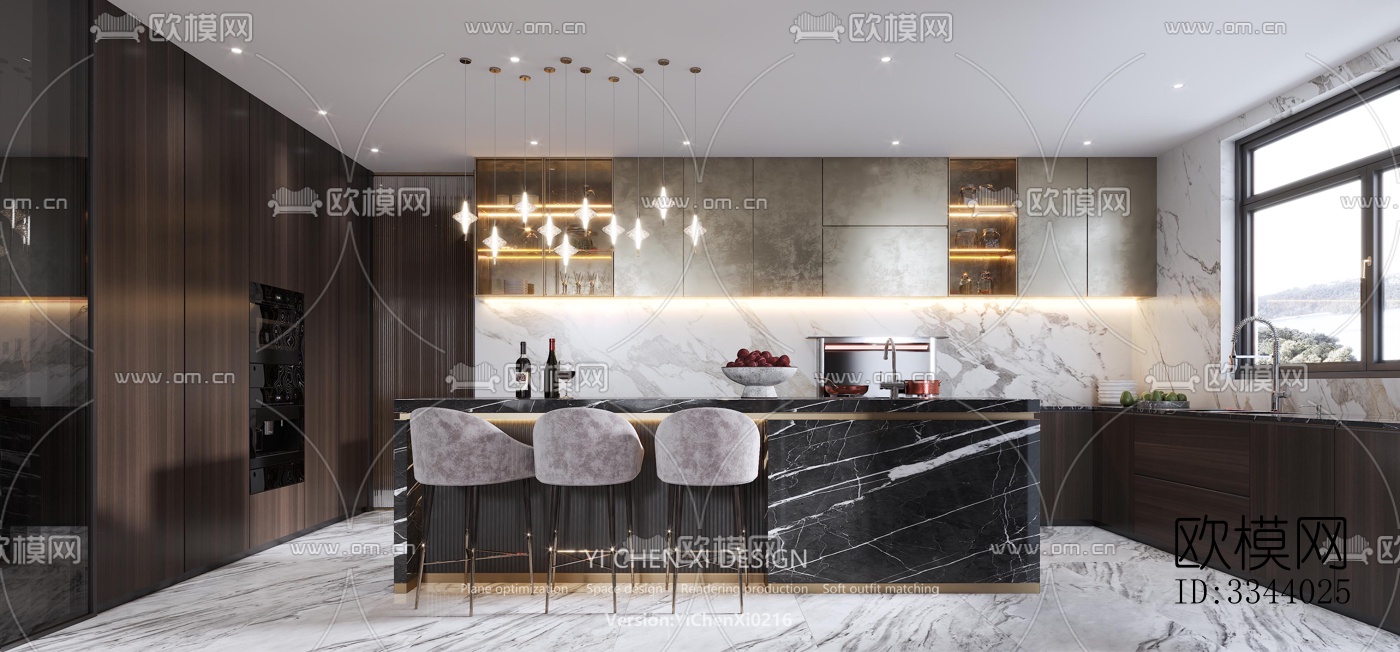 现代别墅效果图下载（渲染图4）