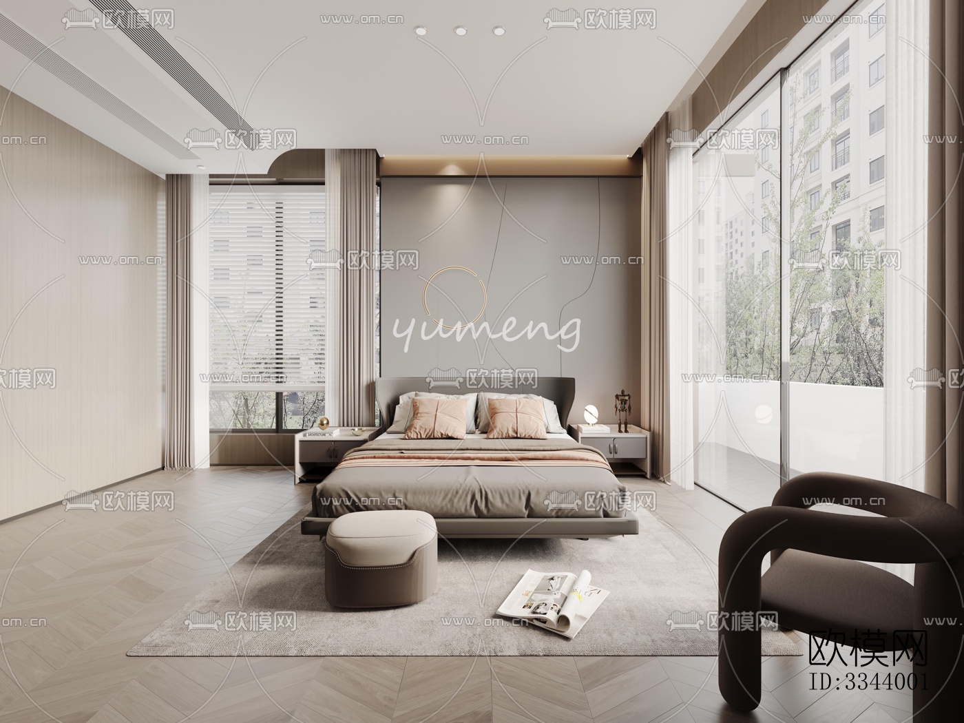 现代别墅效果图下载（渲染图8）