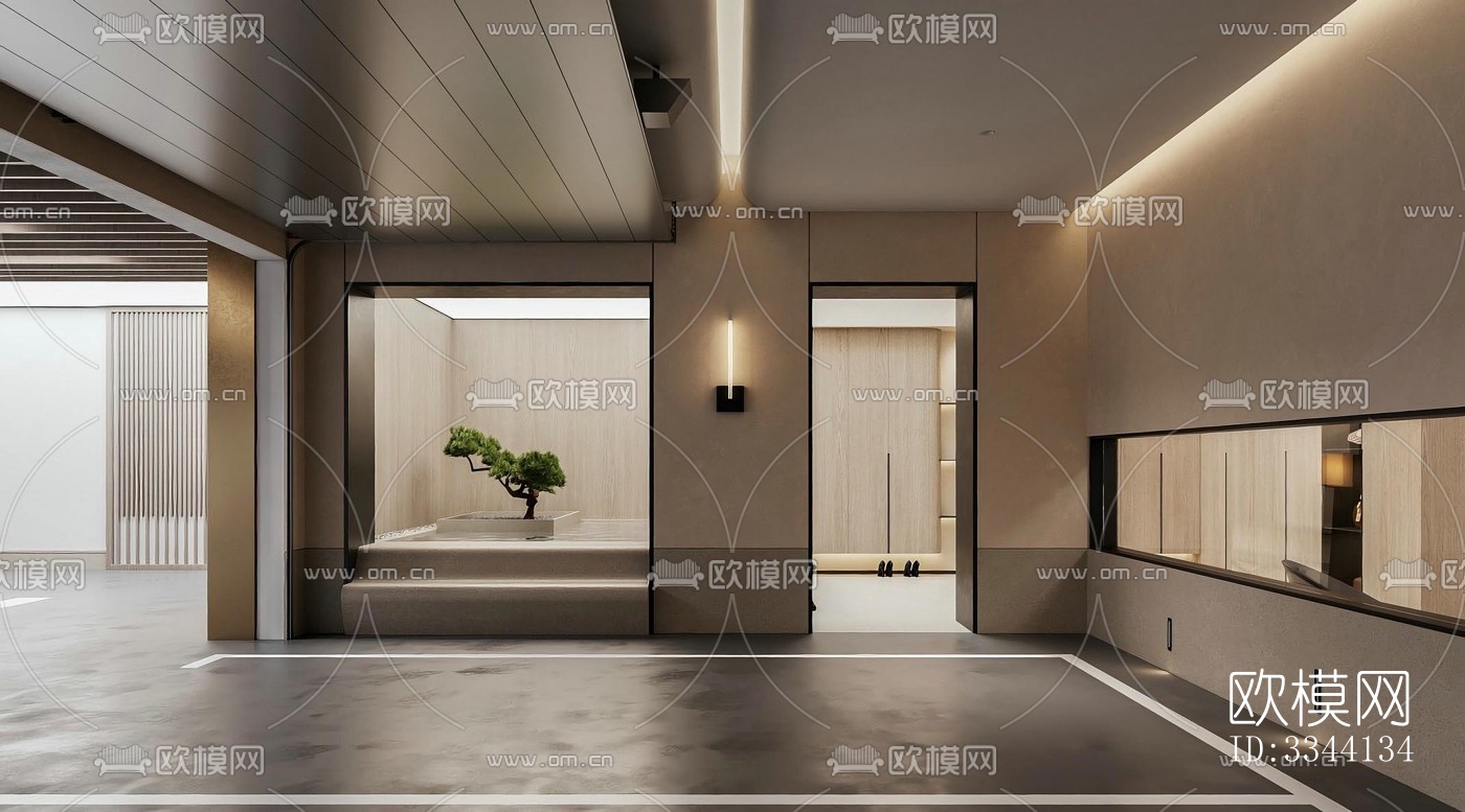 现代别墅效果图下载（渲染图2）