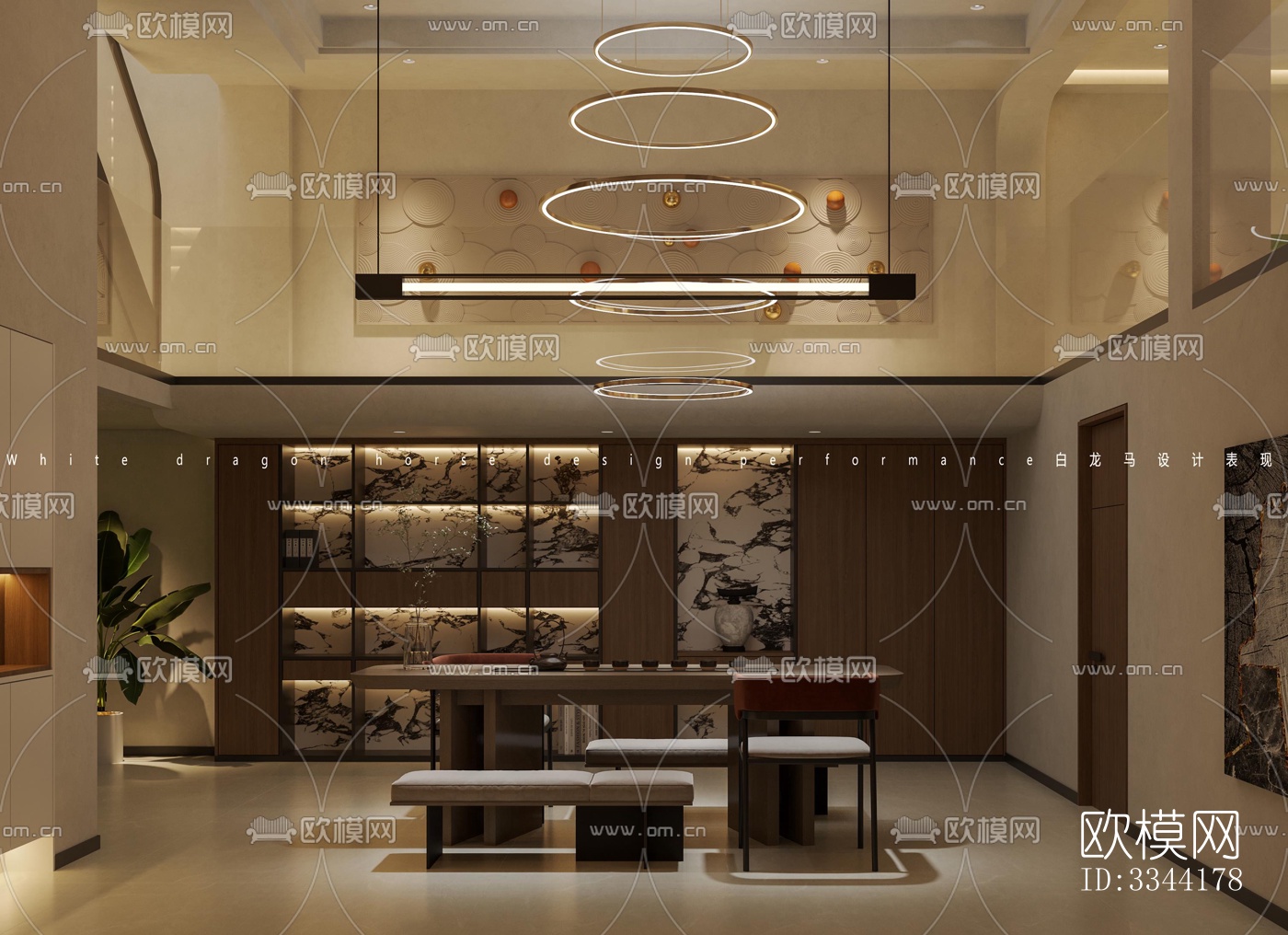 现代别墅效果图下载（渲染图1）