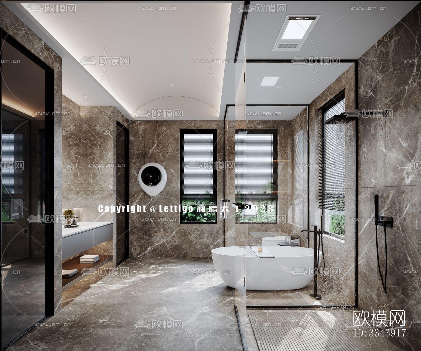 现代别墅效果图下载（渲染图9）