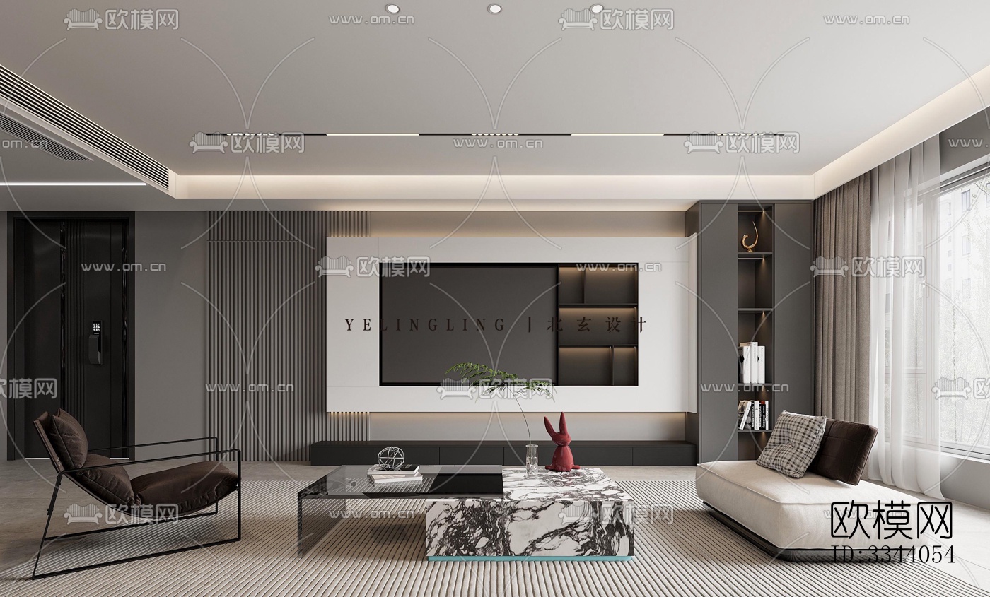 现代别墅效果图下载（渲染图10）