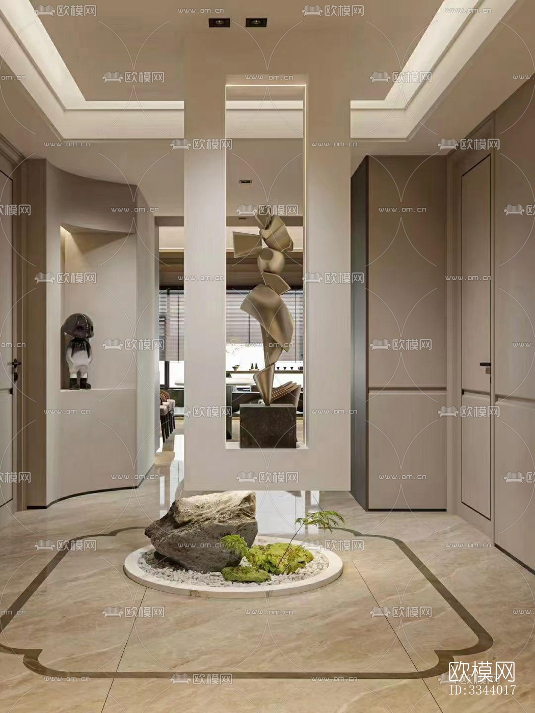 现代别墅效果图下载（渲染图4）