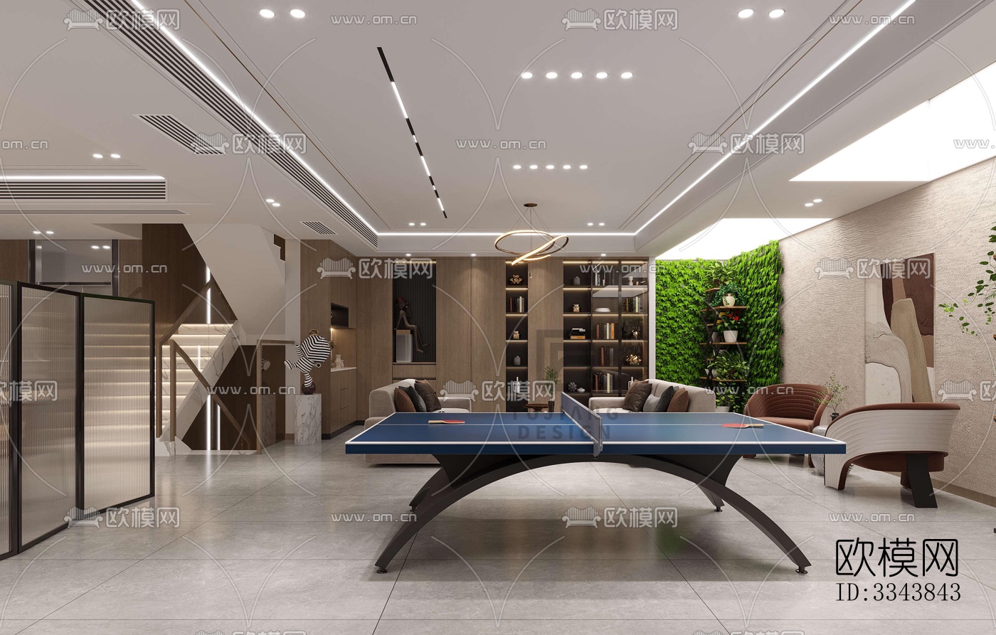 现代别墅效果图下载（渲染图1）