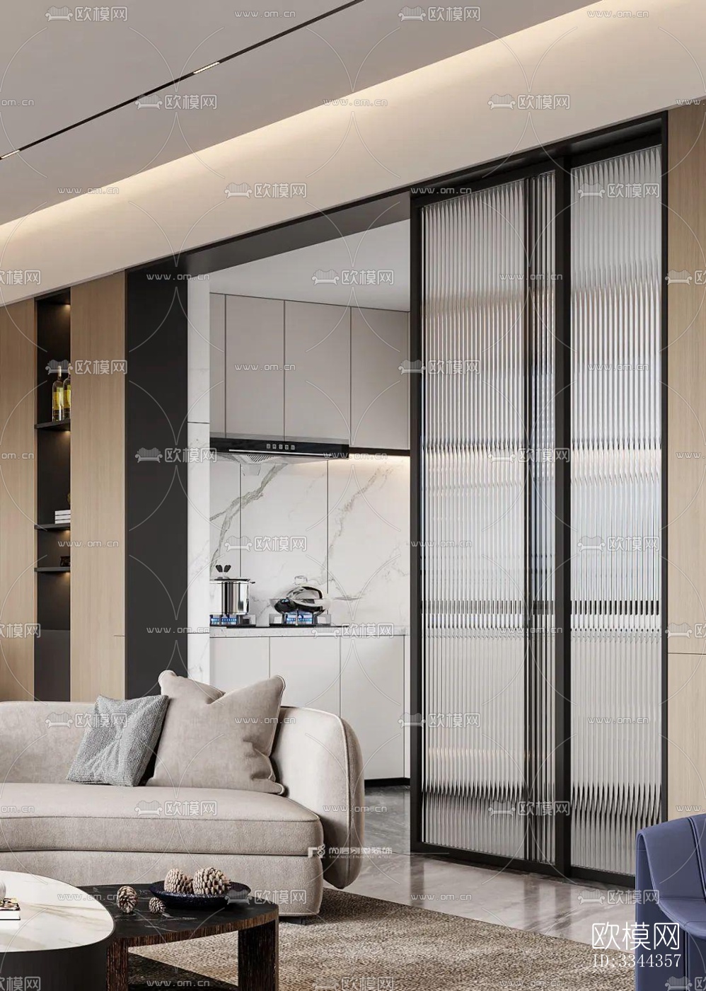 现代别墅效果图下载（渲染图4）