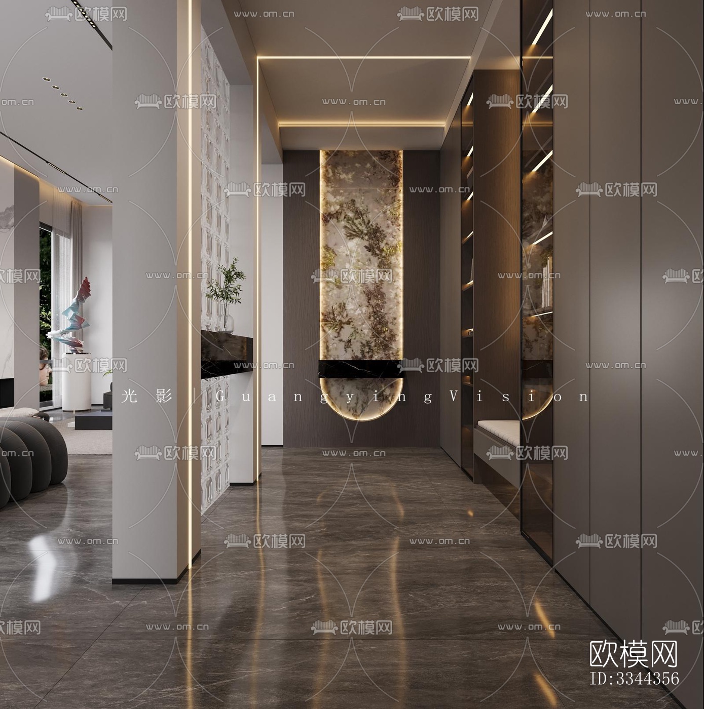 现代别墅效果图下载（渲染图9）