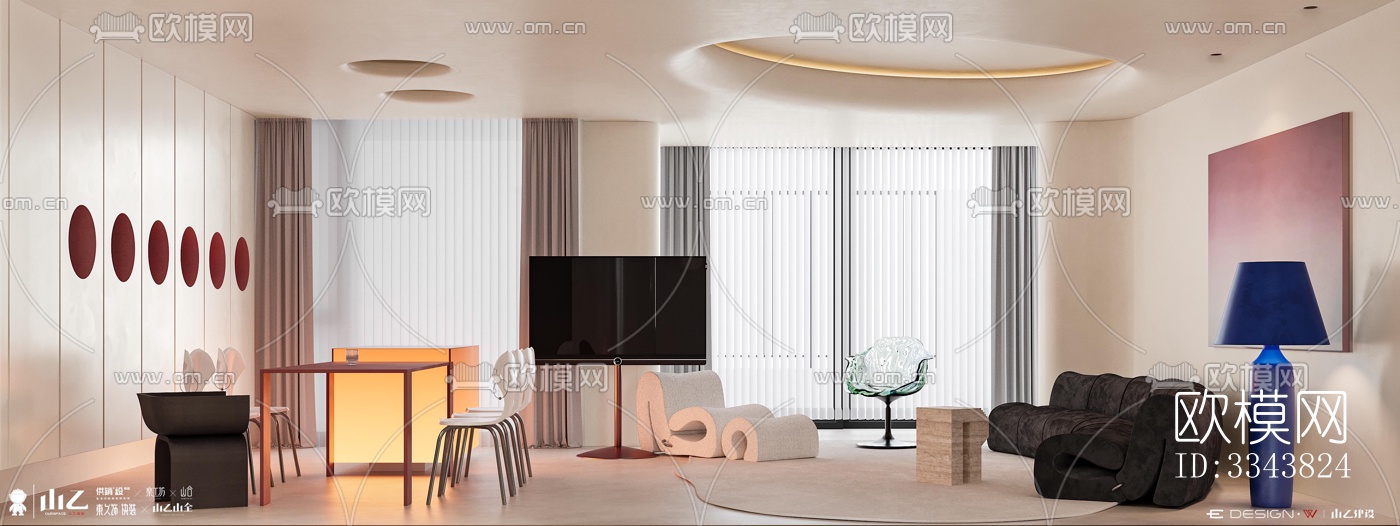 现代别墅效果图下载（渲染图2）