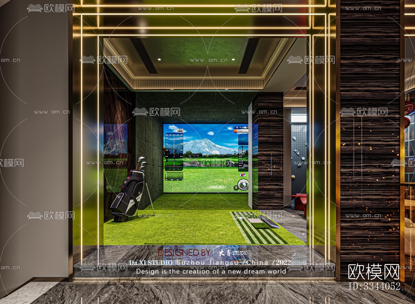 现代别墅效果图下载（渲染图15）