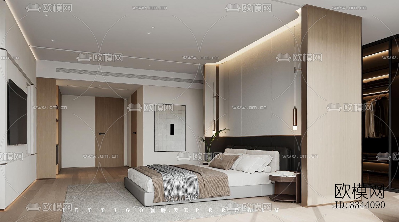 现代别墅效果图下载（渲染图7）