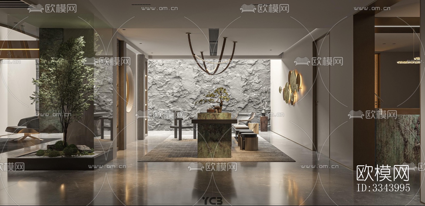 现代别墅效果图下载（渲染图14）