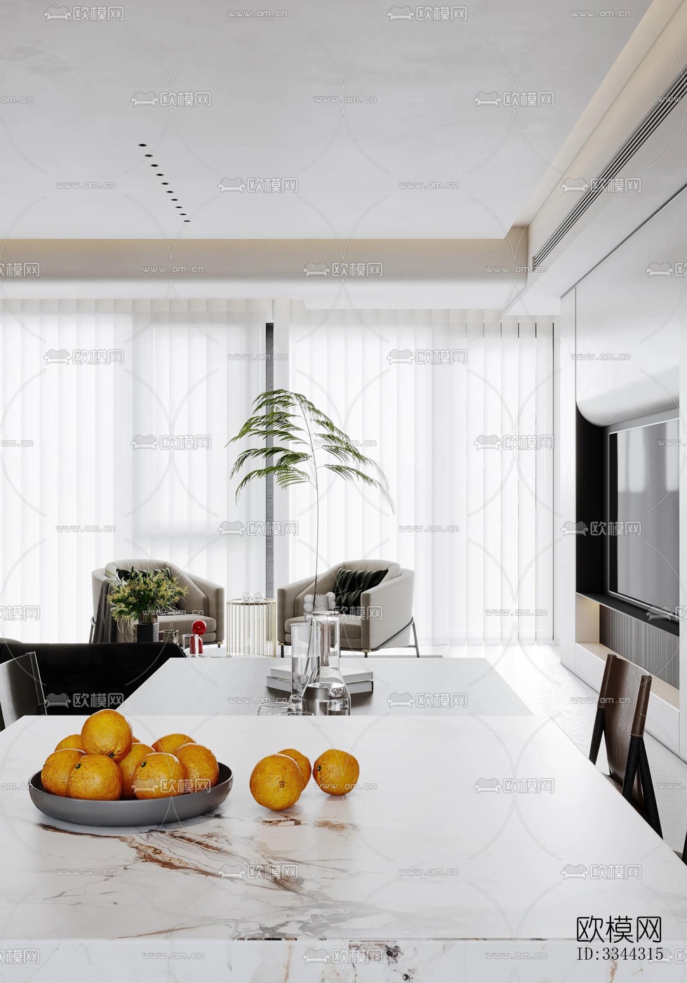 现代别墅效果图下载（渲染图13）