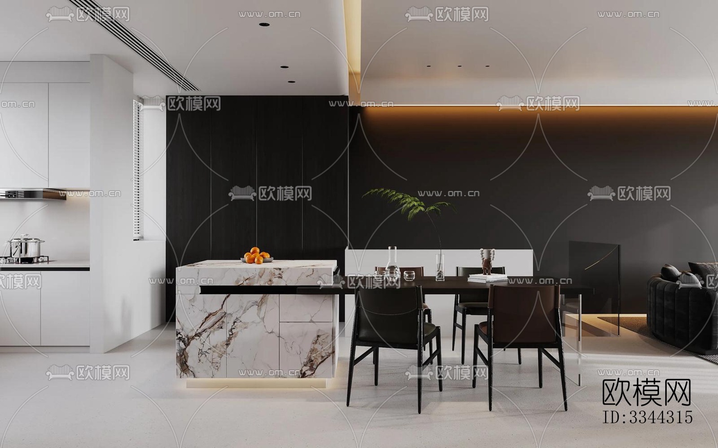 现代别墅效果图下载（渲染图2）