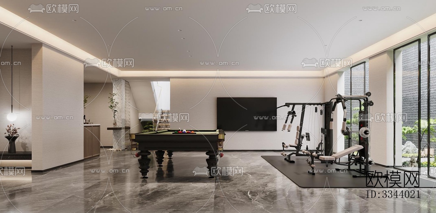 现代别墅效果图下载（渲染图2）