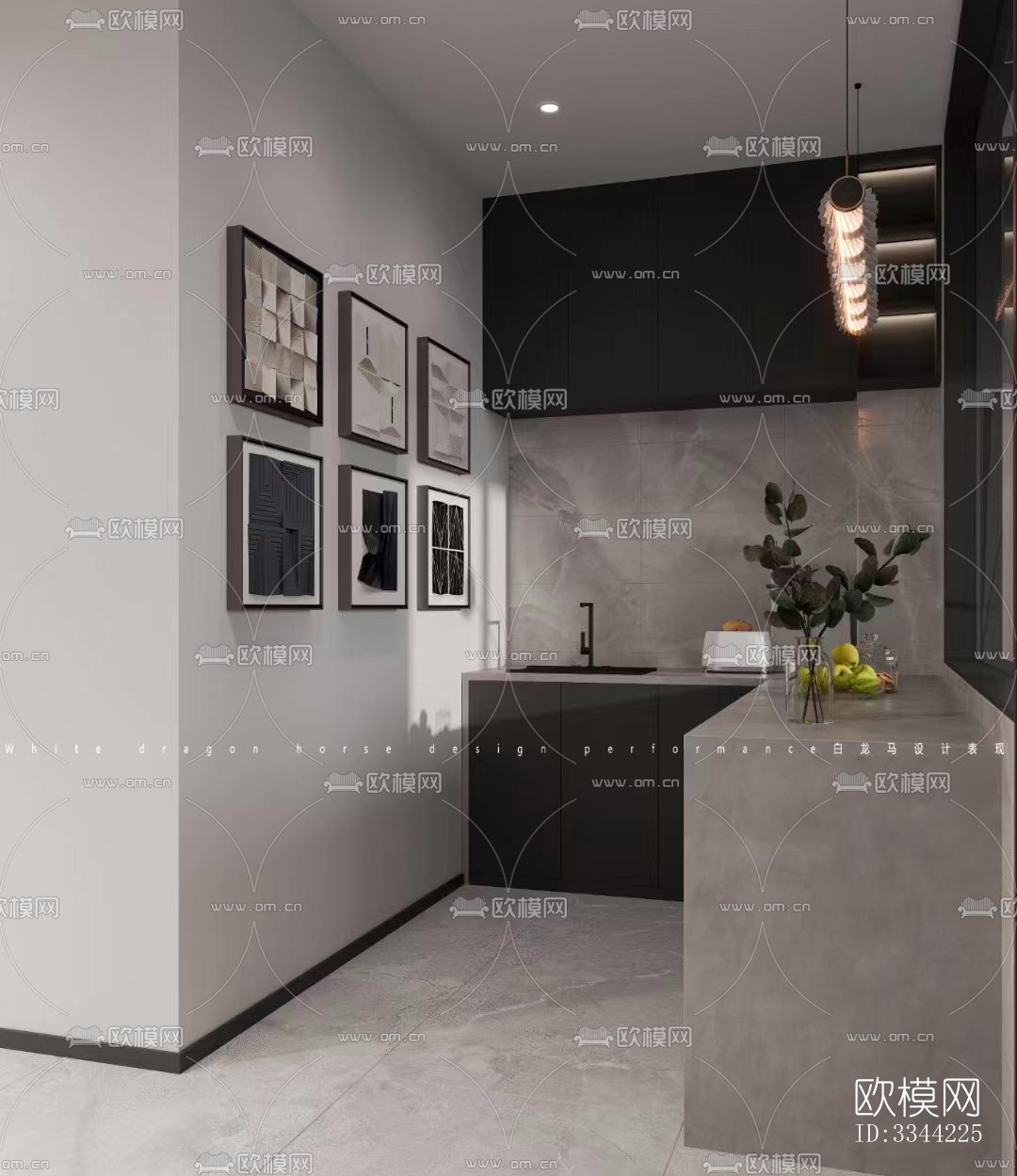 现代别墅效果图下载（渲染图4）