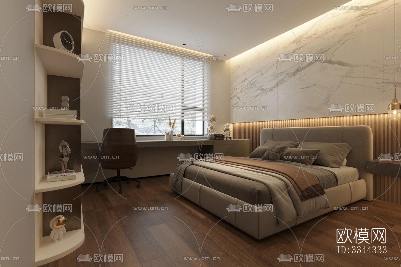 现代别墅效果图下载（渲染图1）