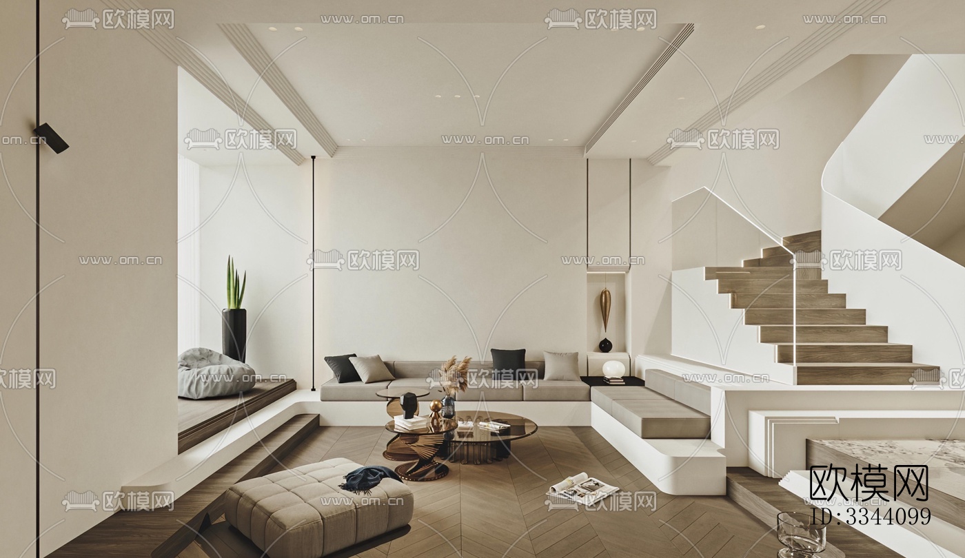 现代别墅效果图下载（渲染图13）