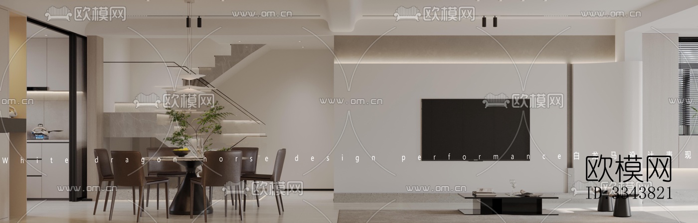 现代别墅效果图下载（渲染图7）