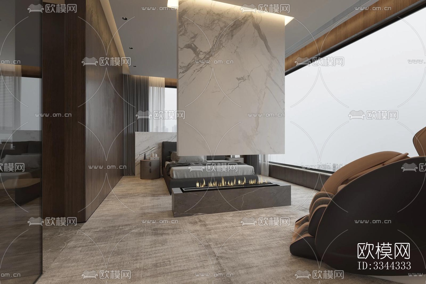 现代别墅效果图下载（渲染图8）