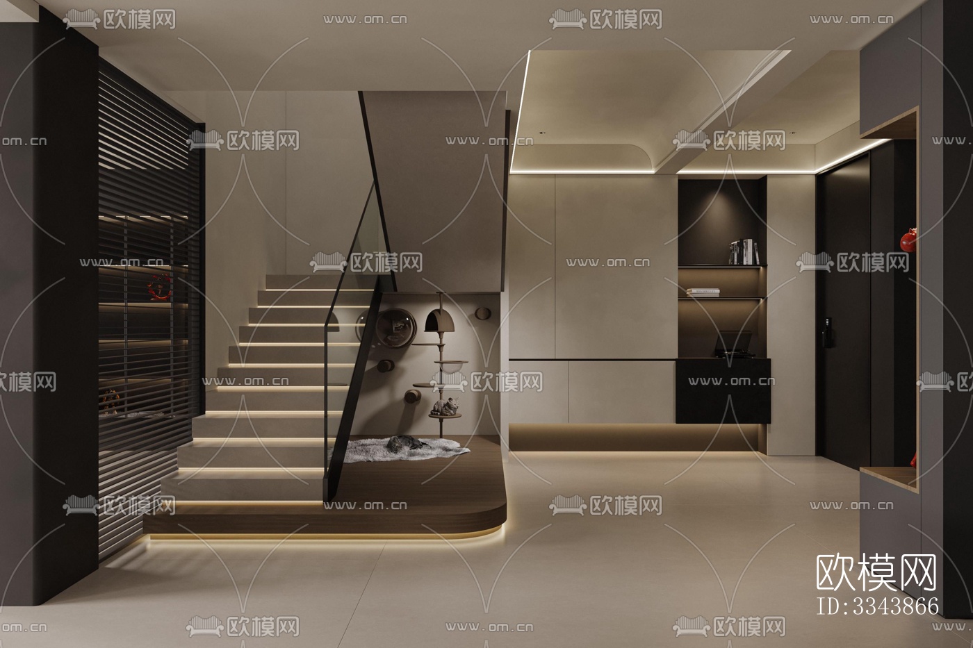 现代别墅效果图下载（渲染图9）