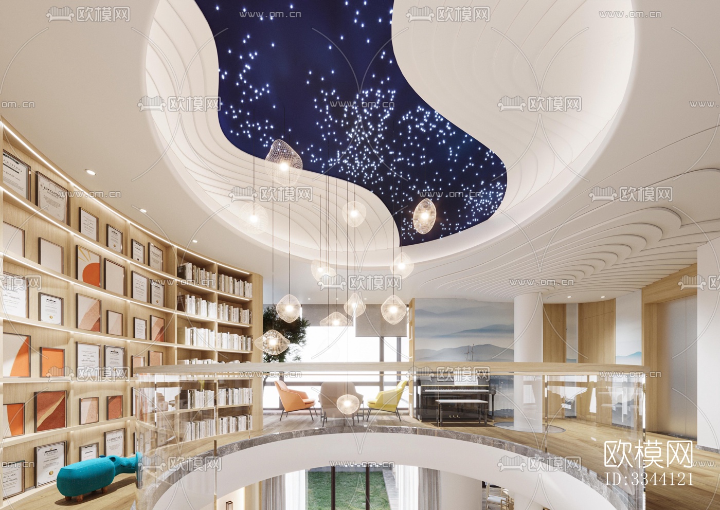 现代别墅效果图下载（渲染图6）