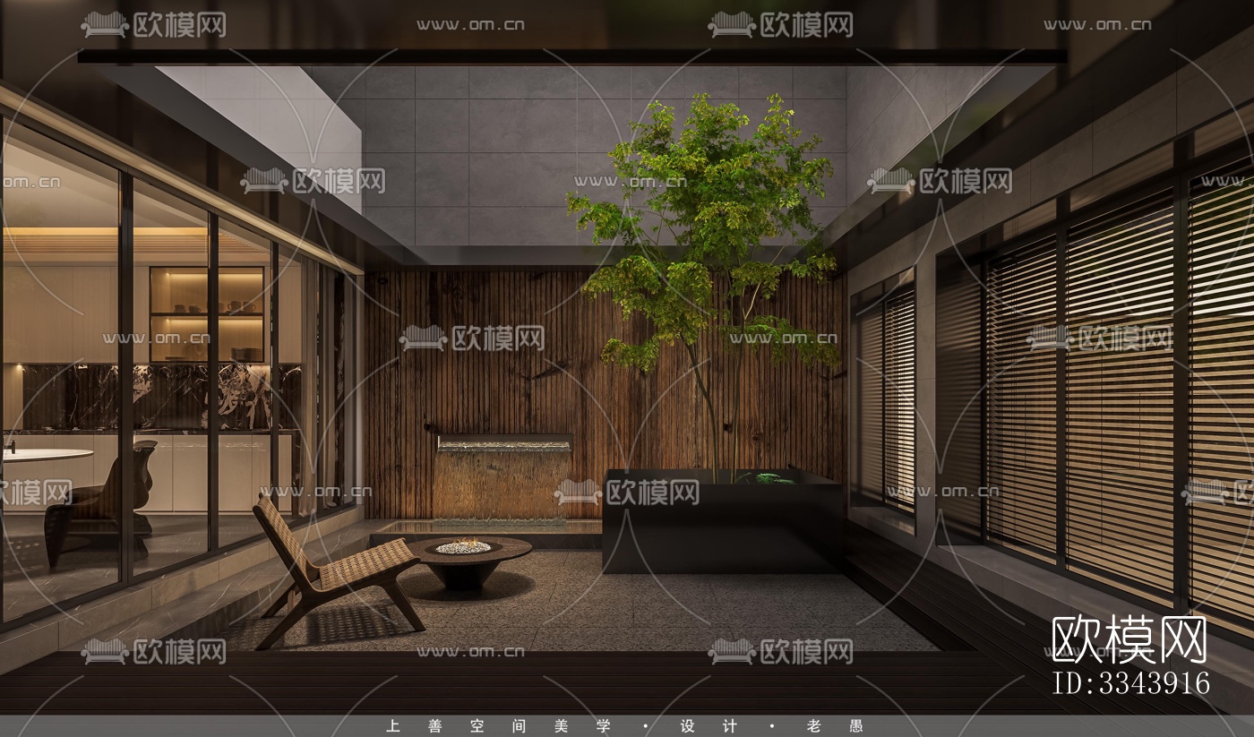 现代别墅效果图下载（渲染图3）