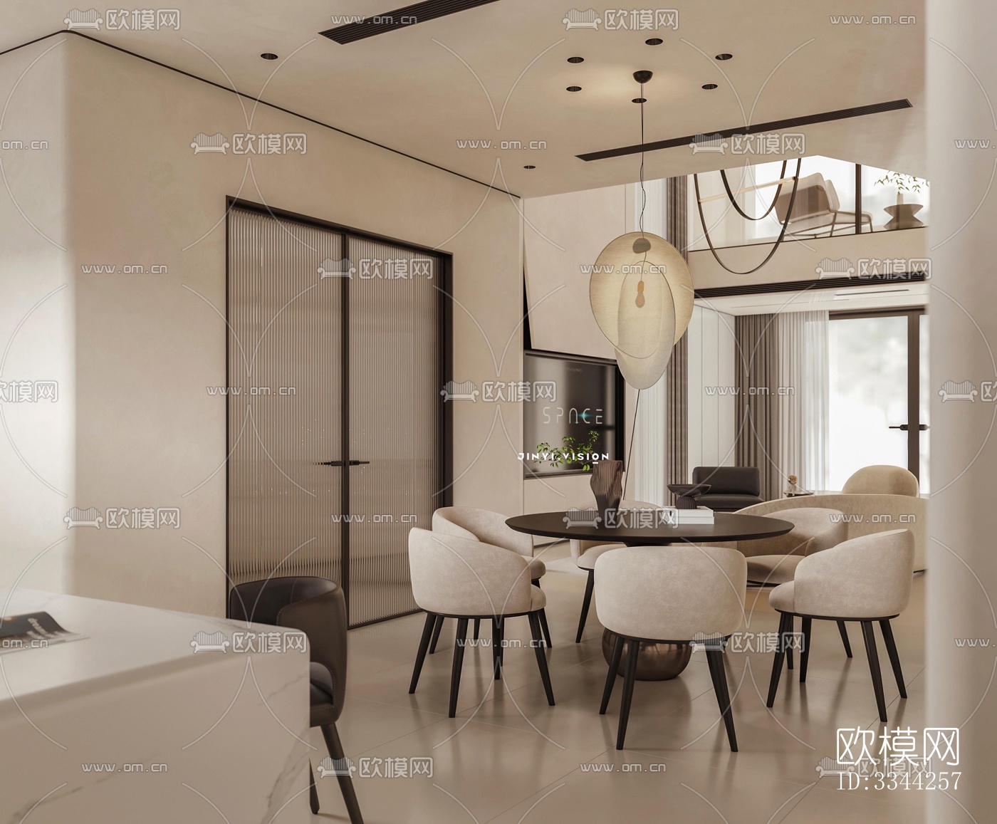 现代别墅效果图下载（渲染图7）