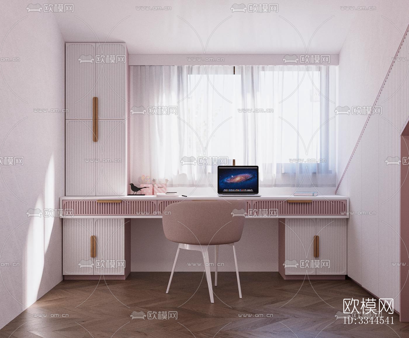 现代卧室效果图下载（渲染图5）