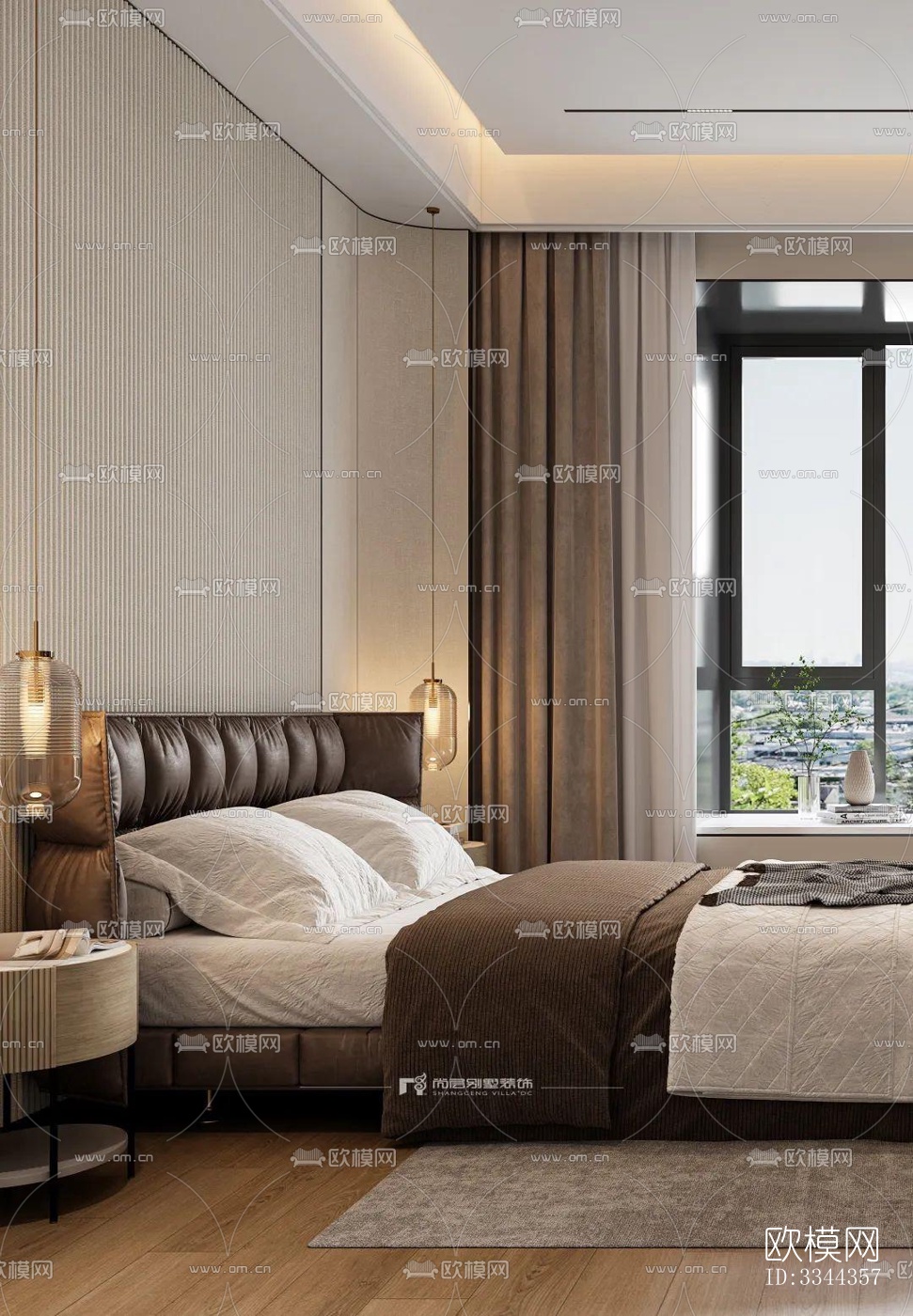 现代别墅效果图下载（渲染图9）