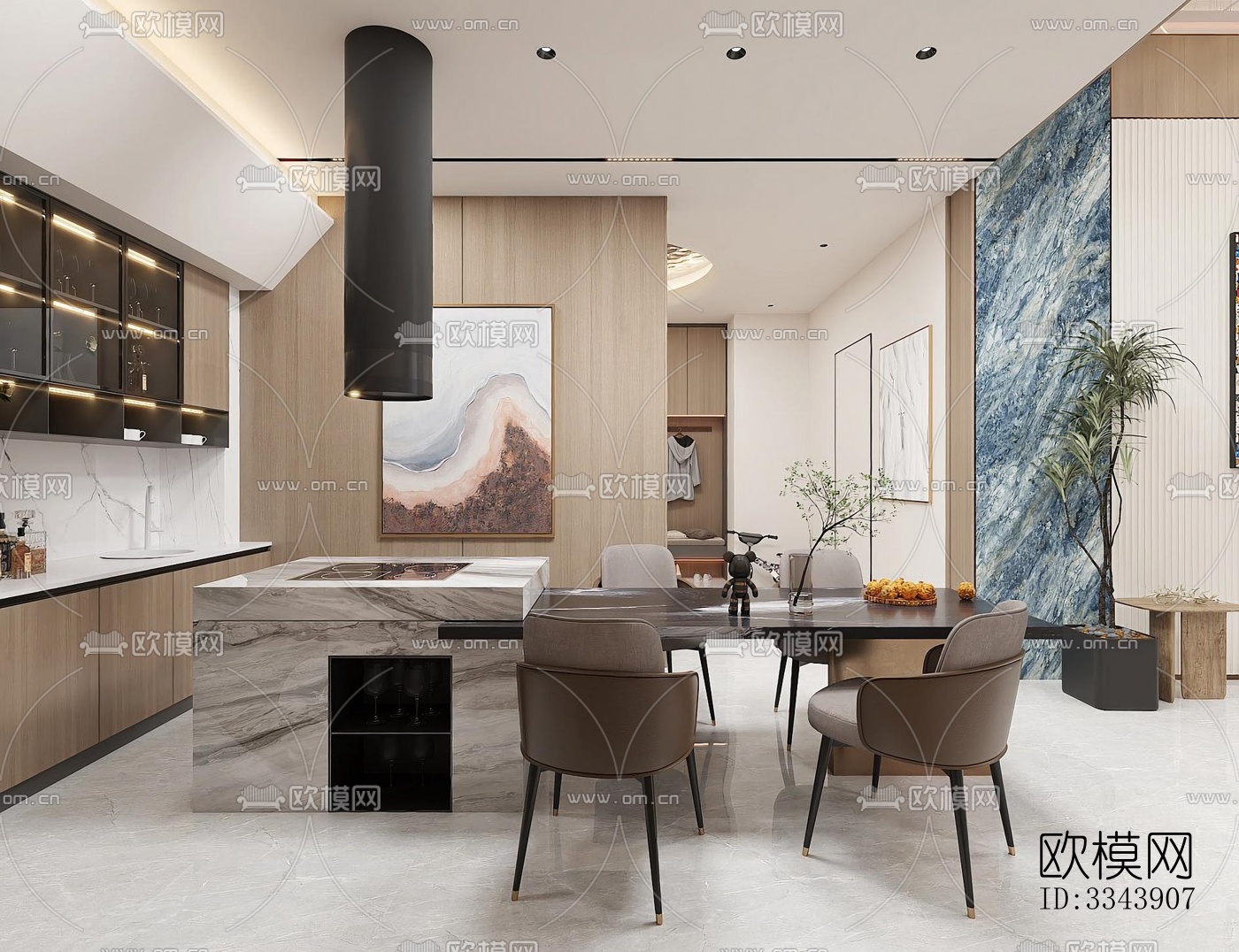 现代别墅效果图下载（渲染图5）