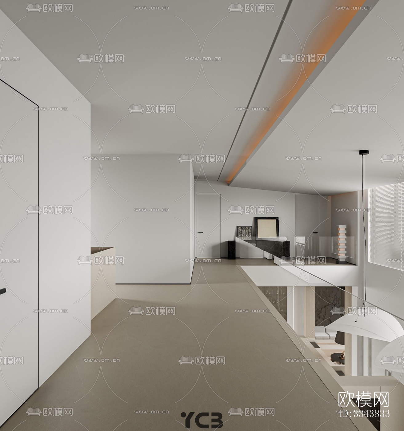 现代别墅效果图下载（渲染图12）