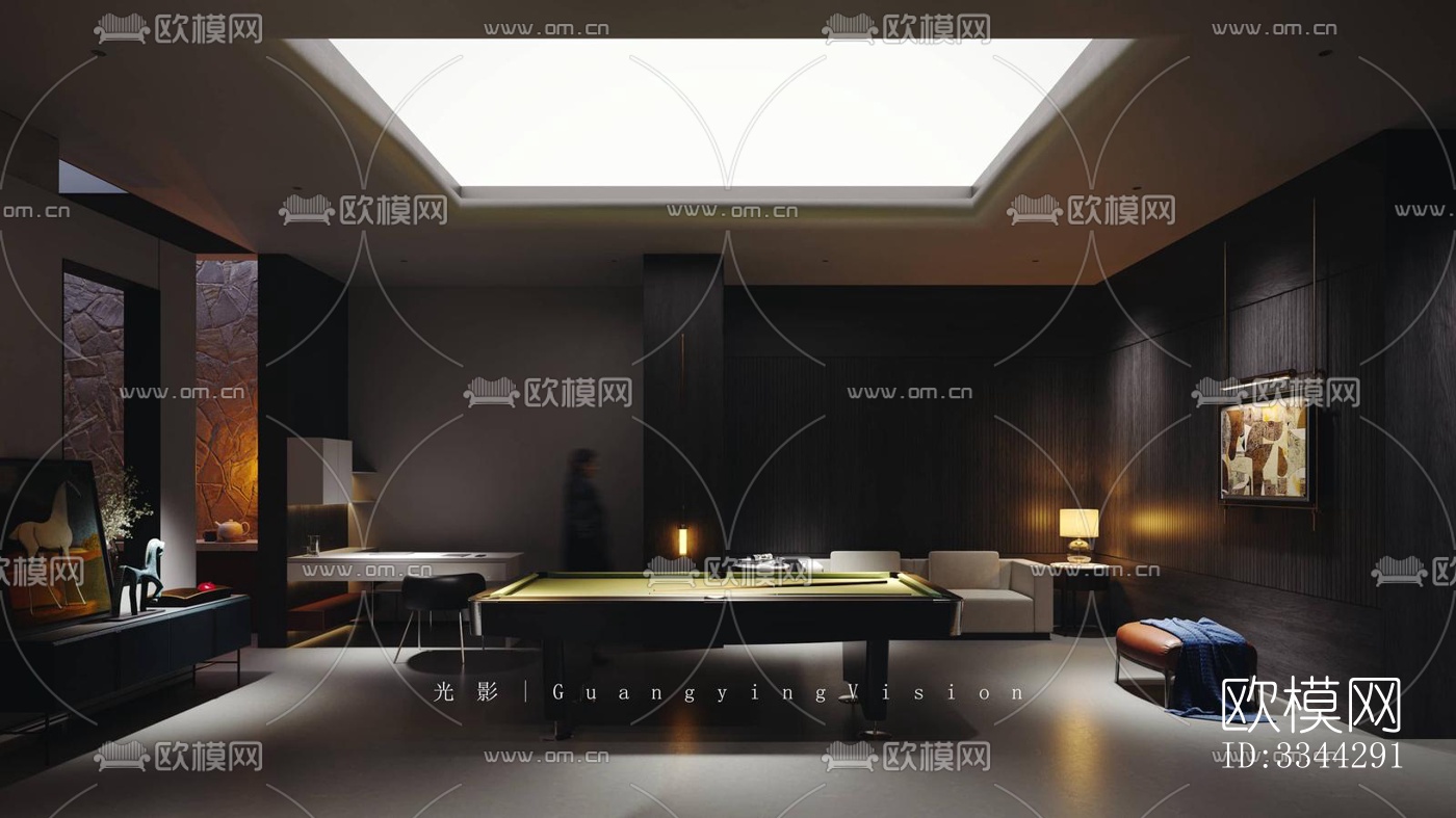 现代别墅效果图下载（渲染图10）