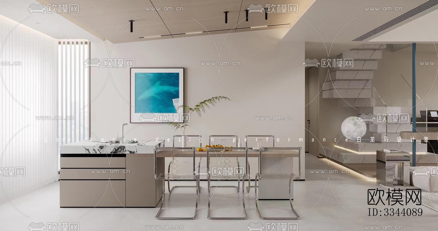 现代别墅效果图下载（渲染图7）