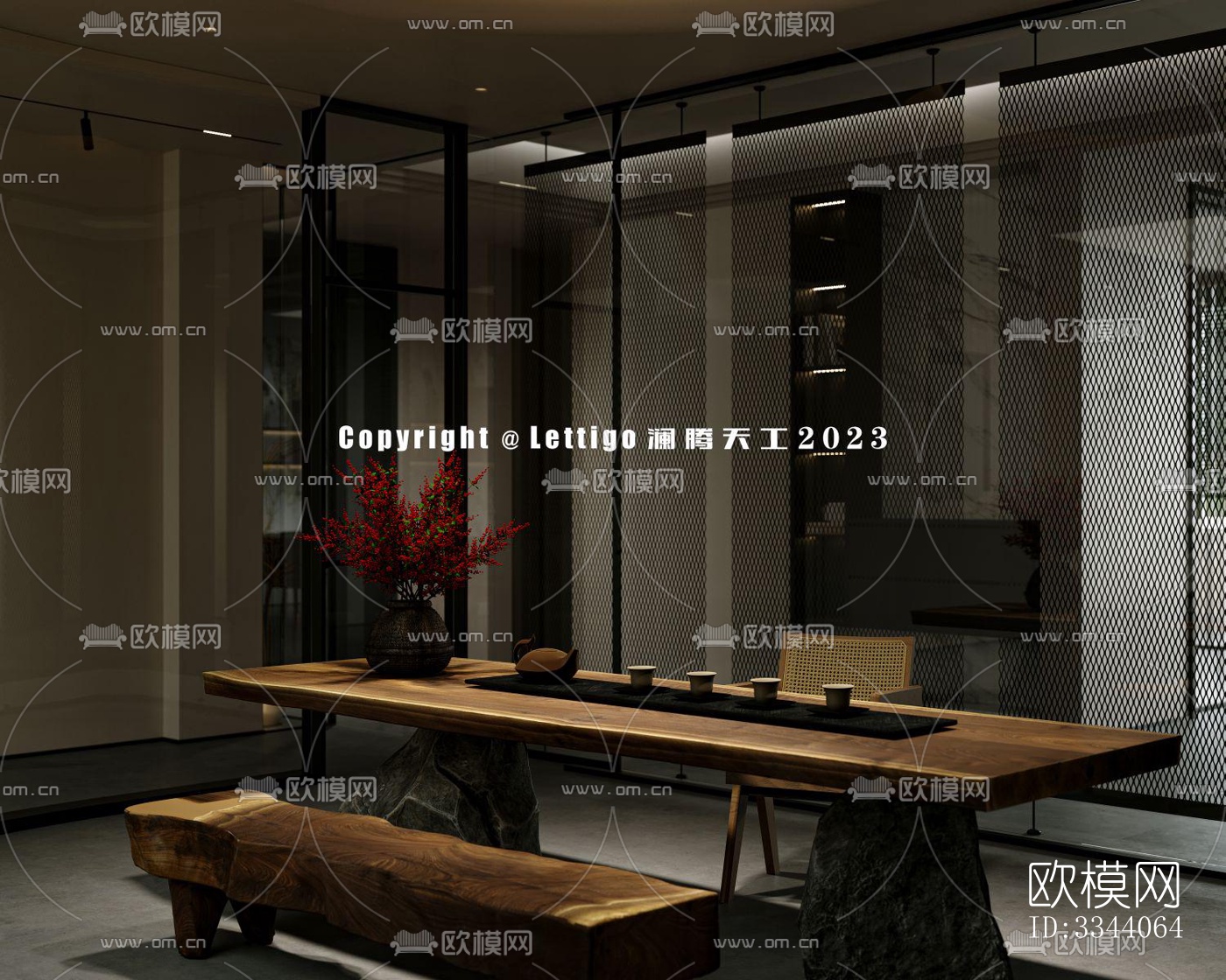 现代别墅效果图下载（渲染图6）