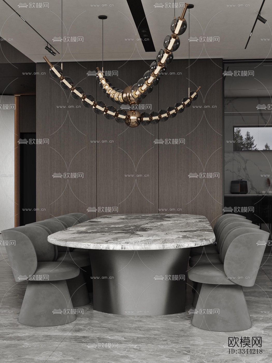 现代别墅效果图下载（渲染图8）