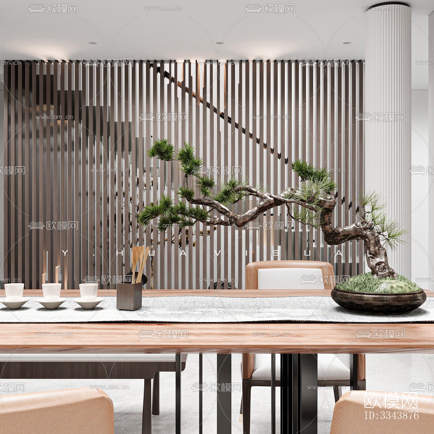 现代别墅效果图下载（渲染图3）