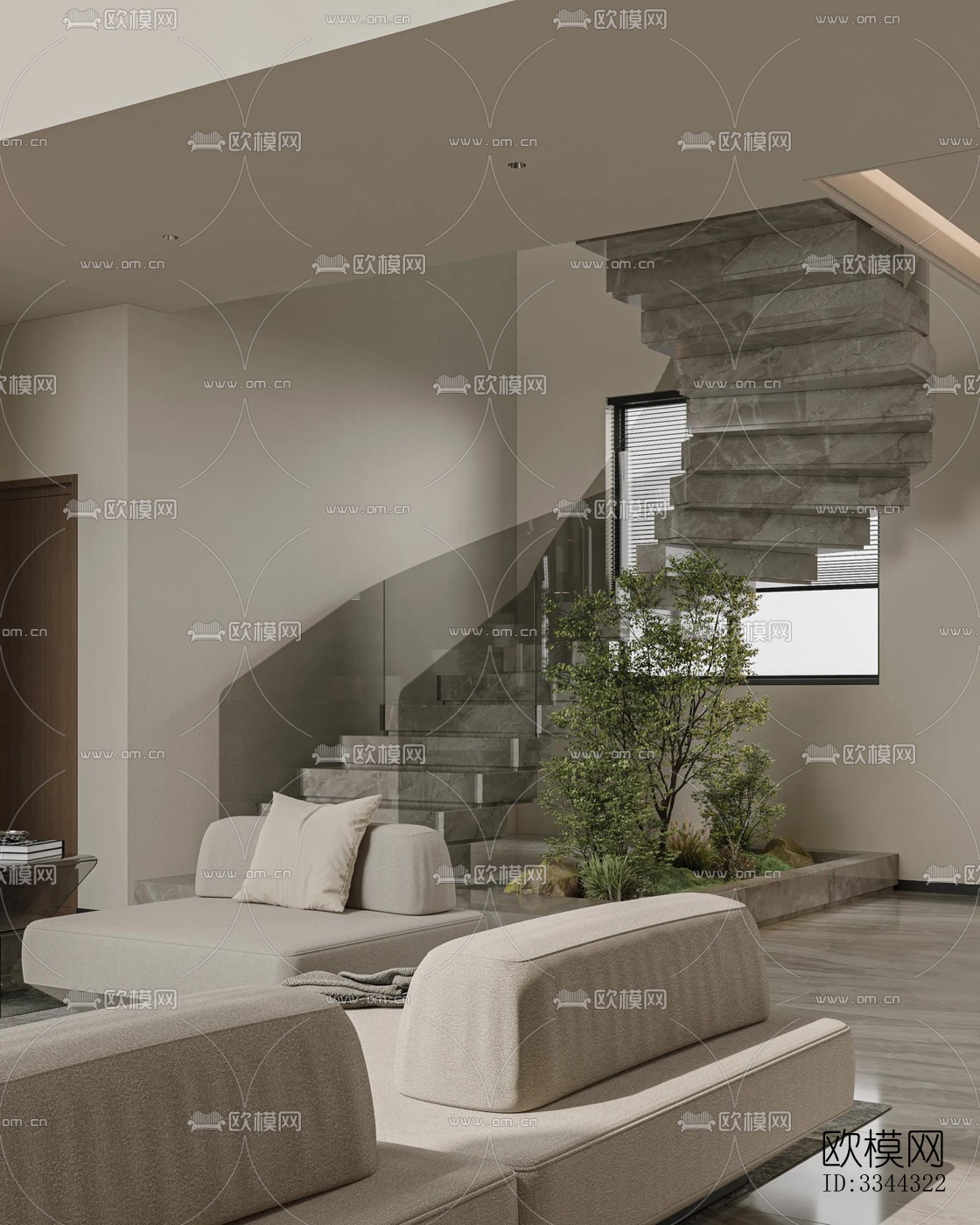 现代别墅效果图下载（渲染图14）