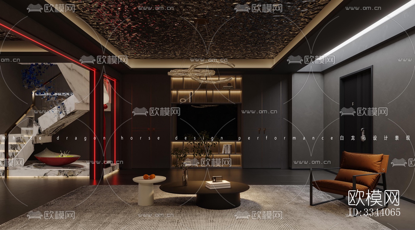 现代别墅效果图下载（渲染图10）