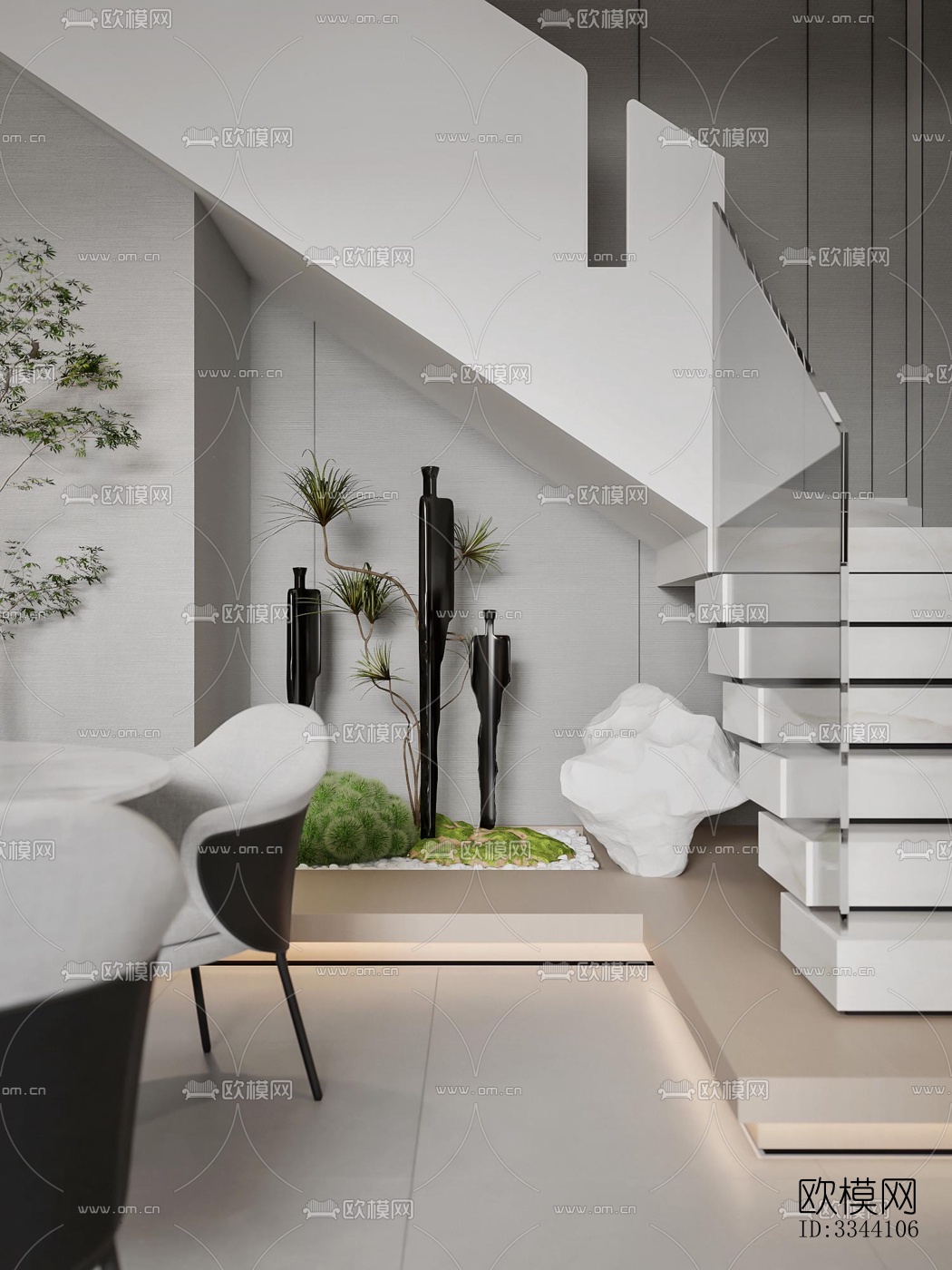 现代别墅效果图下载（渲染图10）