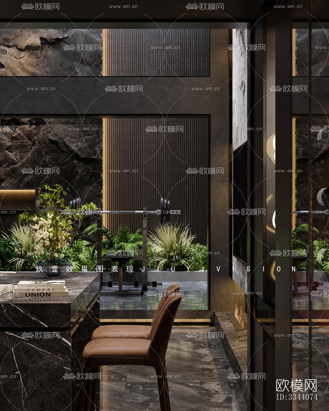 现代别墅效果图下载（渲染图19）