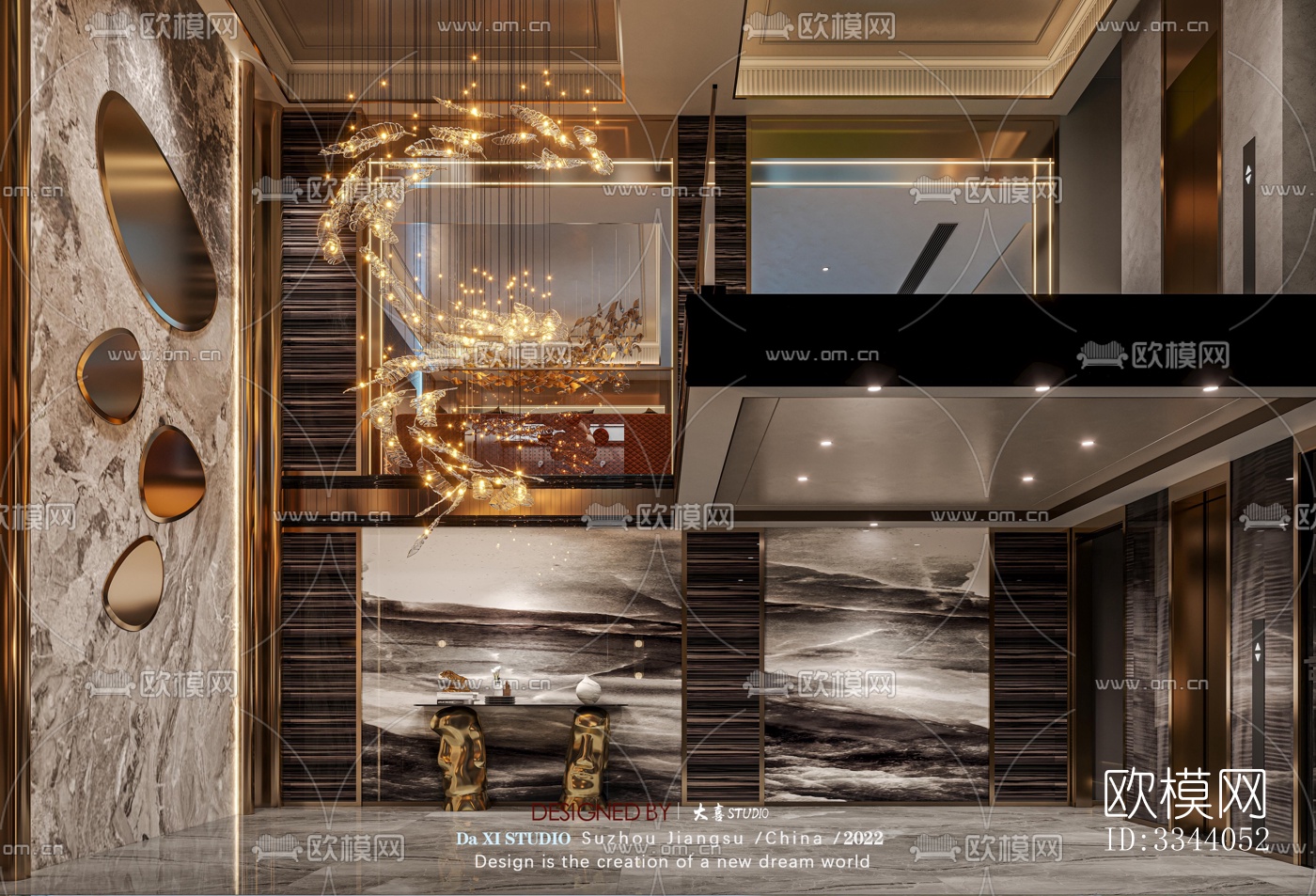 现代别墅效果图下载（渲染图13）