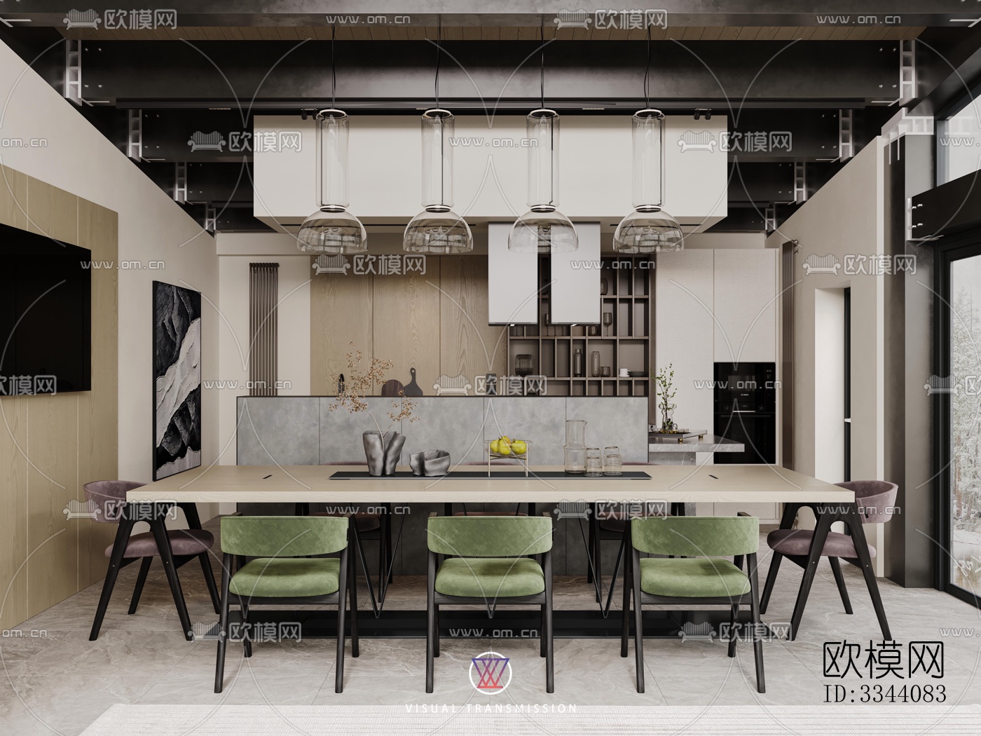 现代别墅效果图下载（渲染图7）